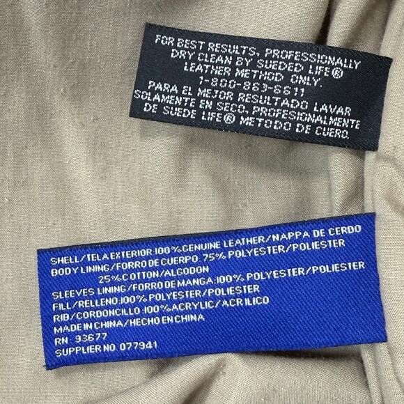 Air Force Airborne Leathers Men’s L Pilot Jacket Brown Genuine Leather - Picture 7 of 11